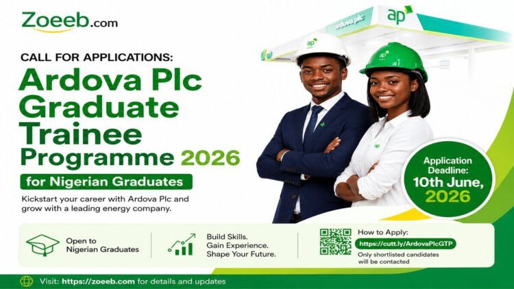 Ardova Plc Graduate Trainee Programme 2026