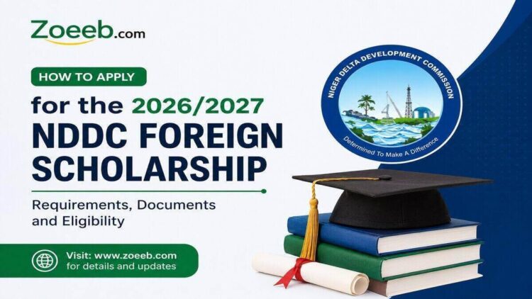 How to Apply for the 2026/2027 NDDC Foreign Scholarship: Requirements, Documents and Eligibility