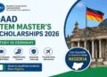 2026 DAAD STEM Master’s Scholarships,