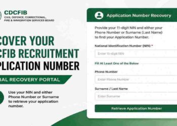 CDCFIB Recruitment Application Number