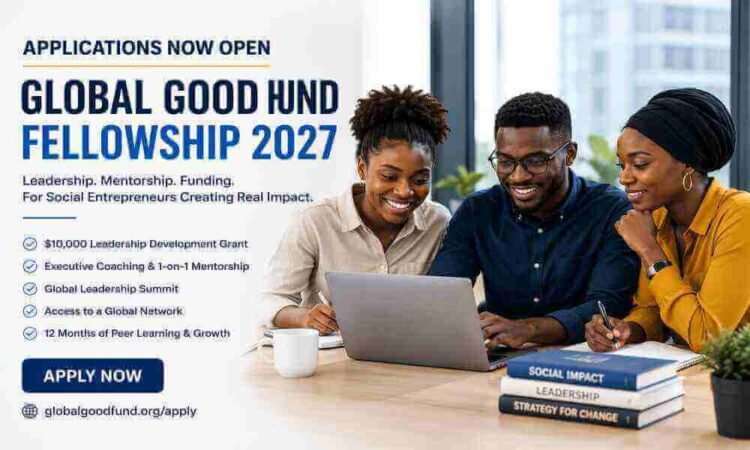 Good Fund Fellowship 2027 for Social Entrepreneurs