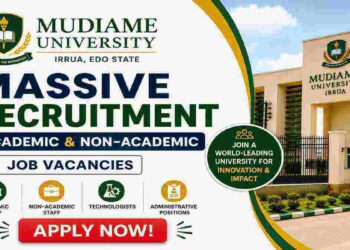 Mudiame University Recruitment 2026