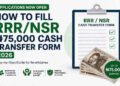 RRR/NSR cash transfer registration process