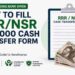 RRR/NSR cash transfer registration process