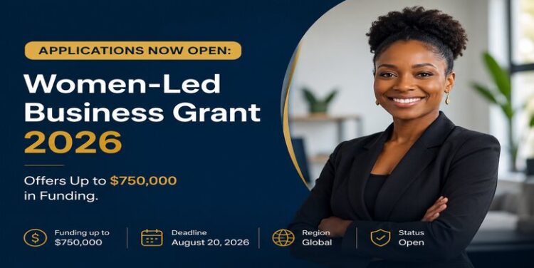 Women-Led Business Grant 2026