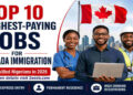 highest-paying jobs in Canada for Nigerians
