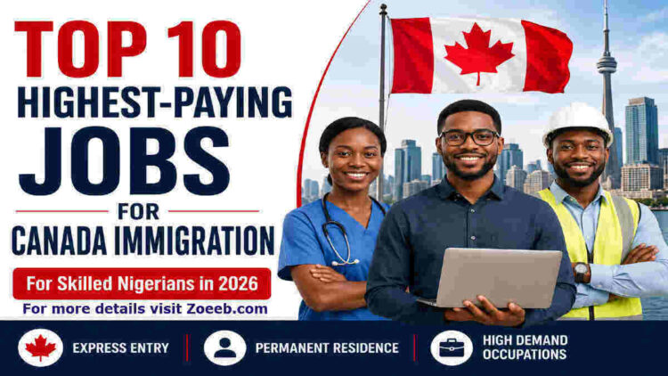highest-paying jobs in Canada for Nigerians