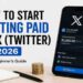 how to start making money on X