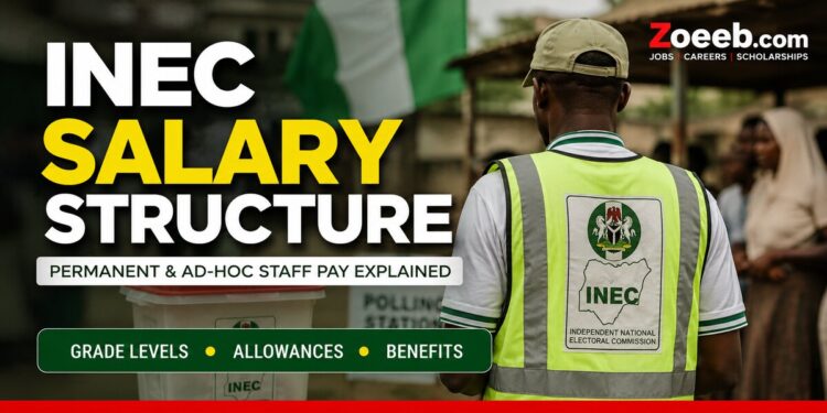INEC Salary Structure for permanent and Ad-hoc staff
