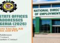 NDE State Offices in Nigeria