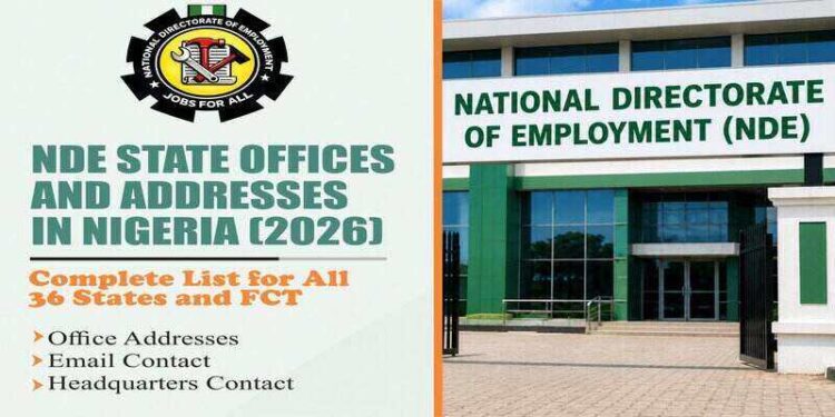 NDE State Offices in Nigeria