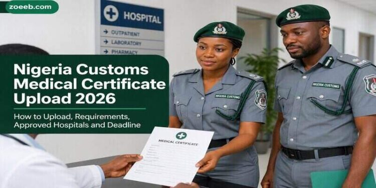 Nigeria Customs Medical Certificate Upload