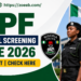 NPF Medical Screening Date 2026 Shortlist | How to Check Status, Requirements and Screening Schedule