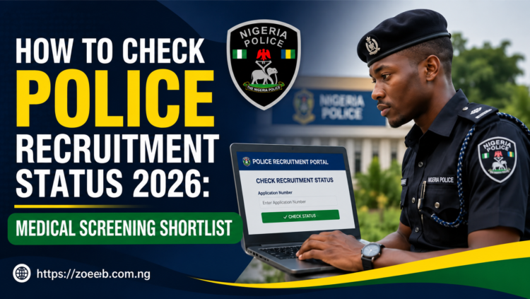Police Recruitment 2026: How to Check Your Application Status and Medical Screening Shortlist