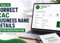 How to Correct CAC Business Name Details After Registration