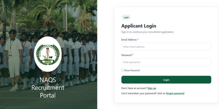 NAQS Recruitment 2026