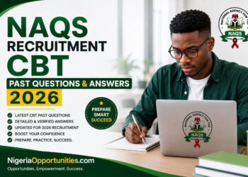 NAQS Recruitment CBT Past Questions Answers 2026