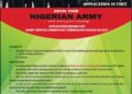 Nigerian Army SSCC Recruitment