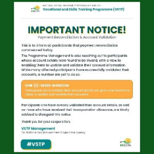 VSTP Payment Update