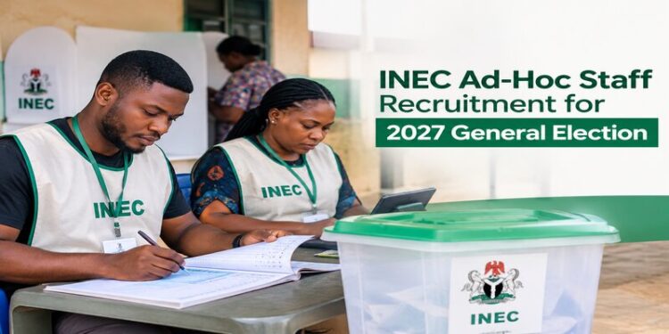 INEC Ad-Hoc Staff Recruitment for 2027 General Election