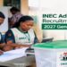 INEC Ad-Hoc Staff Recruitment for 2027 General Election