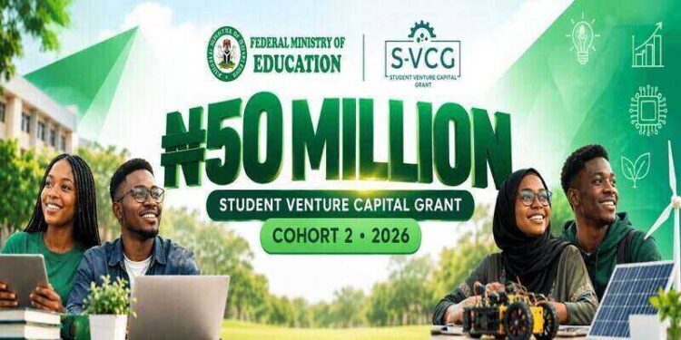 Student Venture Capital Grant Cohort 2 Portal Opens for ₦50 Million Funding