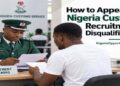 Nigeria Customs rejected applicants