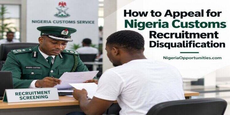 Nigeria Customs rejected applicants